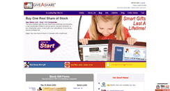 Desktop Screenshot of giveashare.com